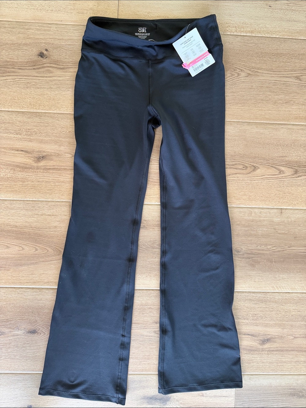 Athleta Girl Black High Rise Chit Chat Flare Pant